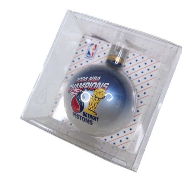 NBA Holiday Vintage 204 Detroit Pistons Champions Christmas Tree Ornament Poshmark
